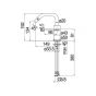 Nobili Velis Nickel PVD Μπαταρία Μπιντέ VE125119/3NLP