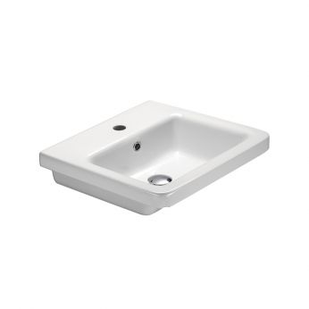 Bianco Ceramica City Νιπτήρας Κρεμαστός/Ένθετος Επίπλου 80x45cm MCITY36