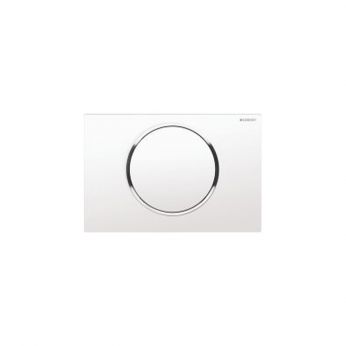 Geberit Sigma 10 White / Chrome Πλακέτα Χειρισμού