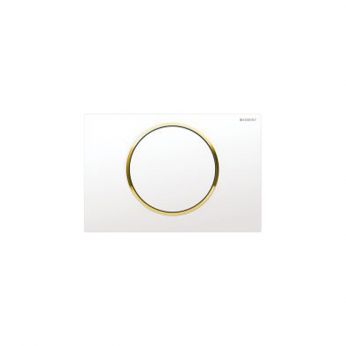 Geberit Sigma 10 White / Gold Πλακέτα Χειρισμού