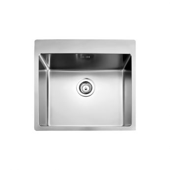 Fortinox Squadro 29055 Inox Ένθετος Νεροχύτης 55x50,5cm