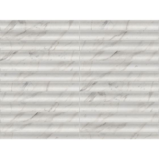 Sartoria Maximalista Elegant White Roman Πλακάκι Τύπου Decor