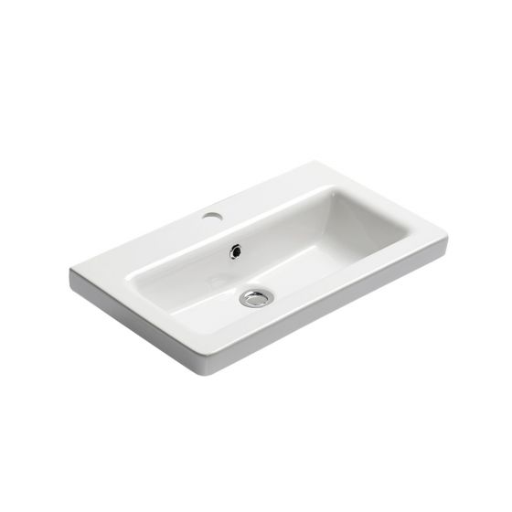 Bianco Ceramica Urban Νιπτήρας Κρεμαστός/Ένθετος Επίπλου 60x35cm 35060